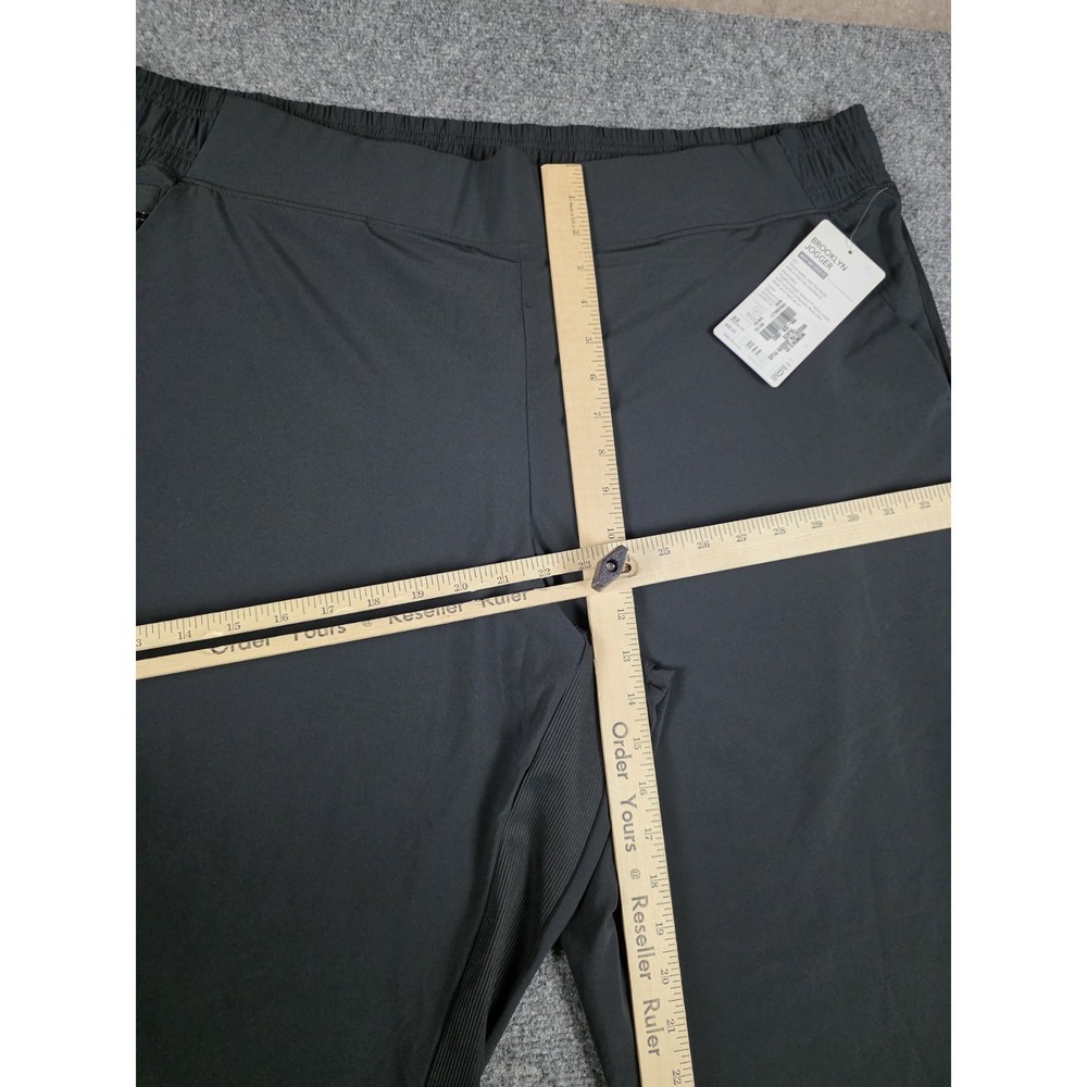 ATHLETA Brooklyn Joggers Black Solid Pattern Tapered Women's Size 22 NWT - Picture 4 of 9
